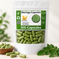 Organic Moringa Capsules – 100 Capsules for Daily Wellness